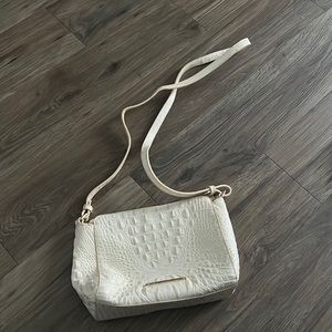 Brahmin cream crossbody bag